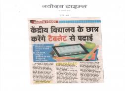 KV Students Will Study through Tablet