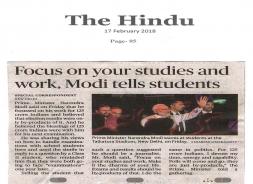Focus on Your Studies and Work, Modi Tells Students